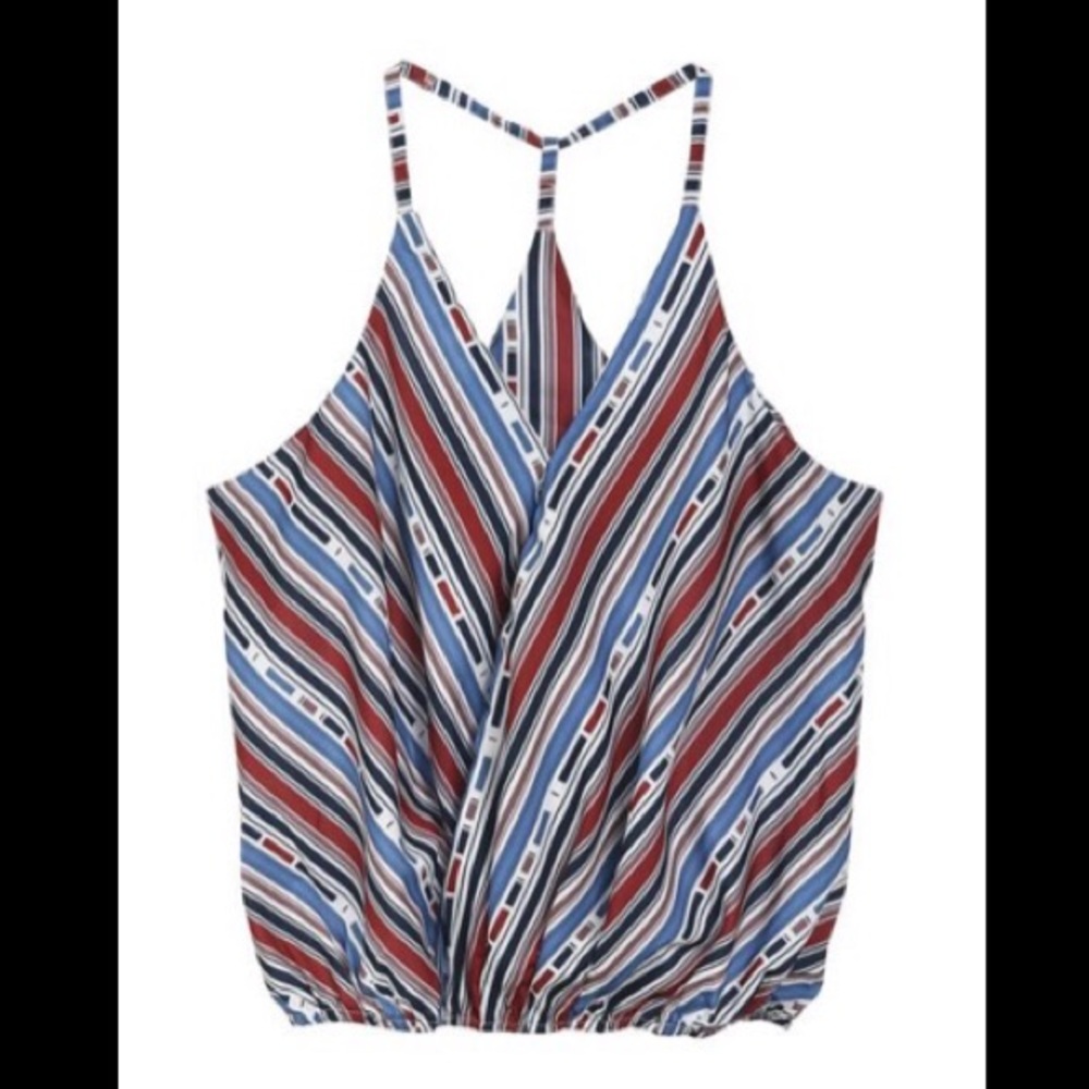 BRAND NEW‼️ Striped V-Neck Cami Top